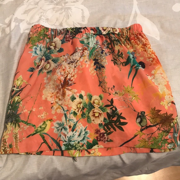 Zara Skirts Zara Floral Printed Skirt Poshmark